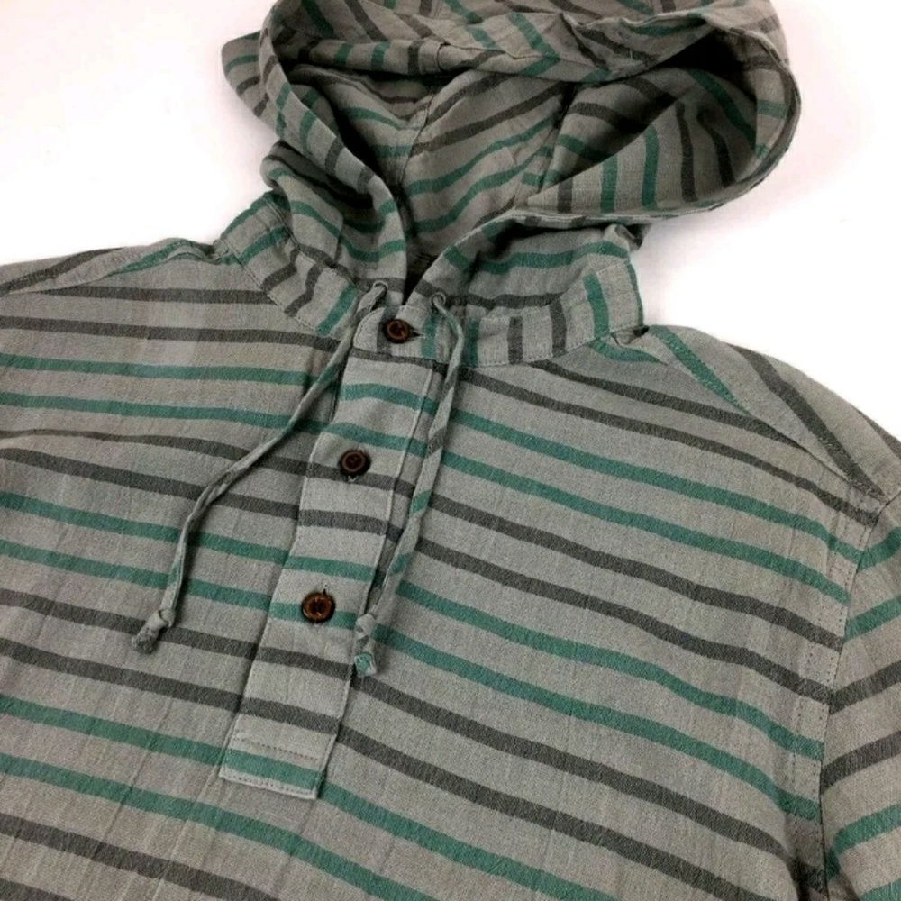 Patagonia Steersman Henley Hoodie Shirt - Picture 2 of 8